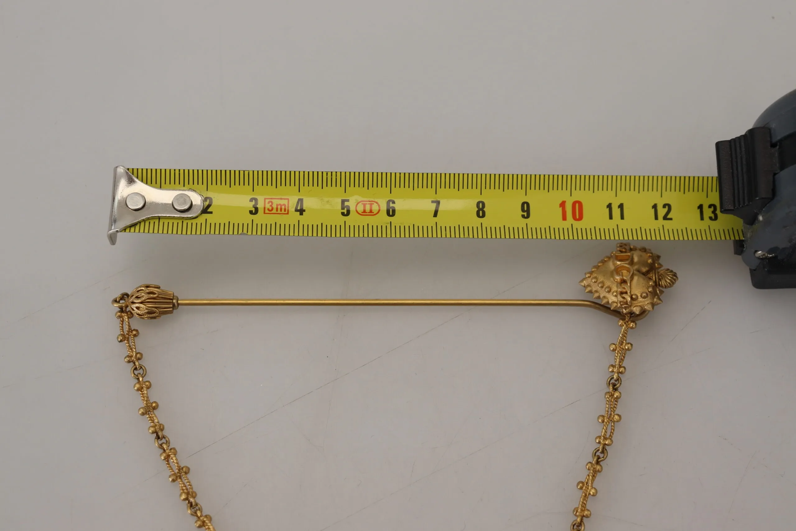 Dolce & Gabbana Women's Elegant Gold Tone Brass Brooch Pin