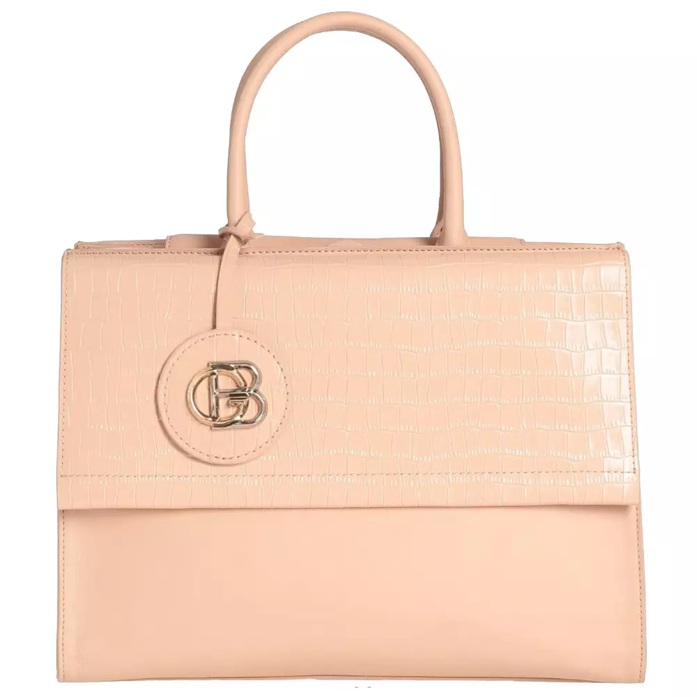 Baldinini Trend Women's Chic Calfskin Handbag with Button Closure