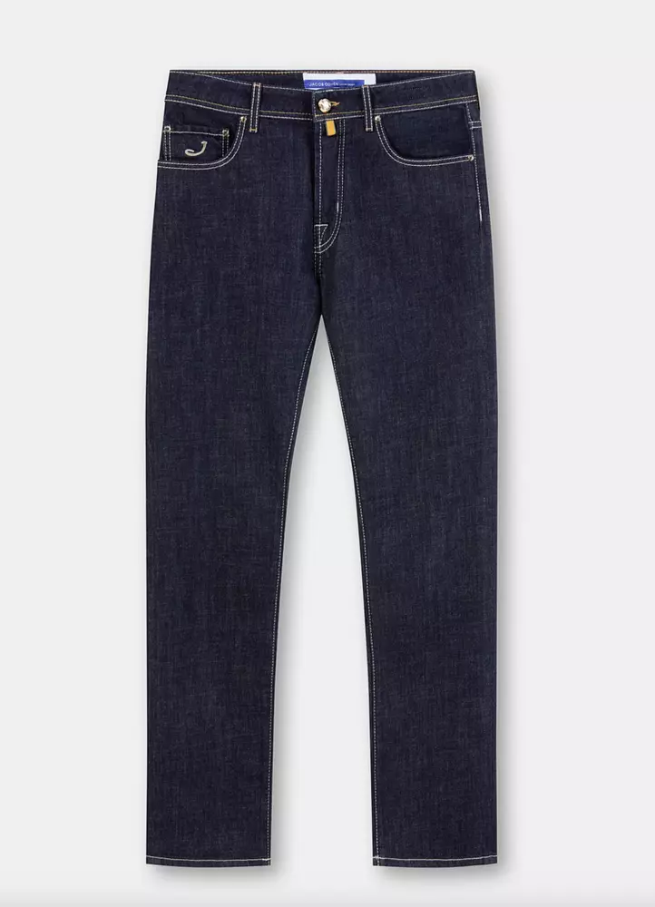 Jacob Cohen Men's Italian Crafted Bandana Detail Jeans