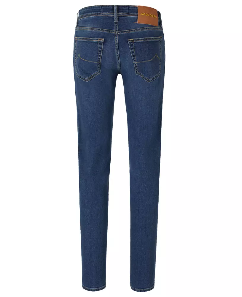 Jacob Cohen Men's Elegant Blue Bard Jeans - Embroidered Detail