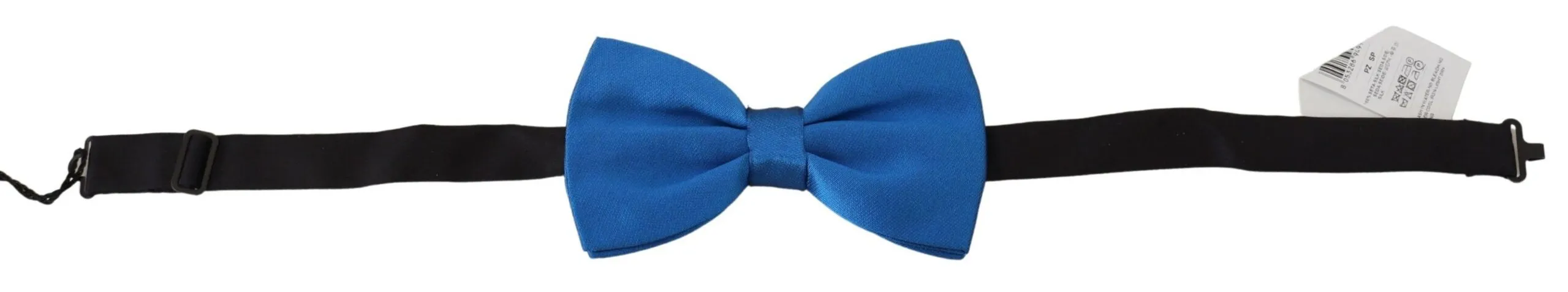 Dolce & Gabbana Men's Elegant Sapphire Silk Bow Tie