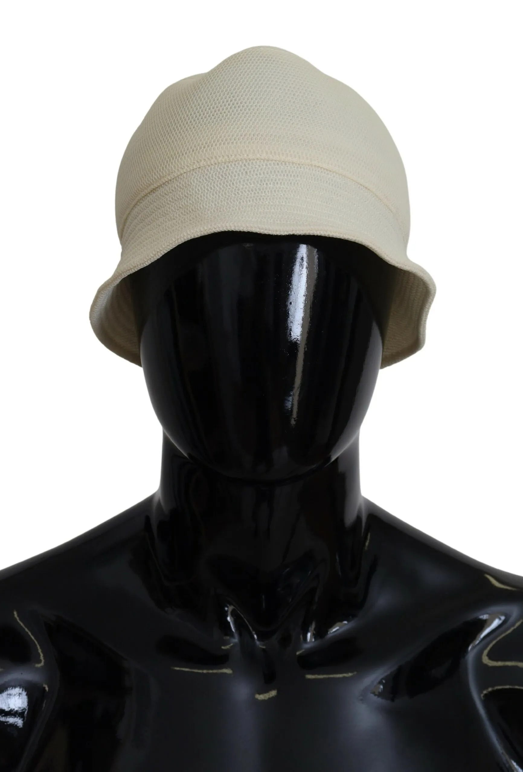Dolce & Gabbana Men's Elegant Off White Bucket Hat