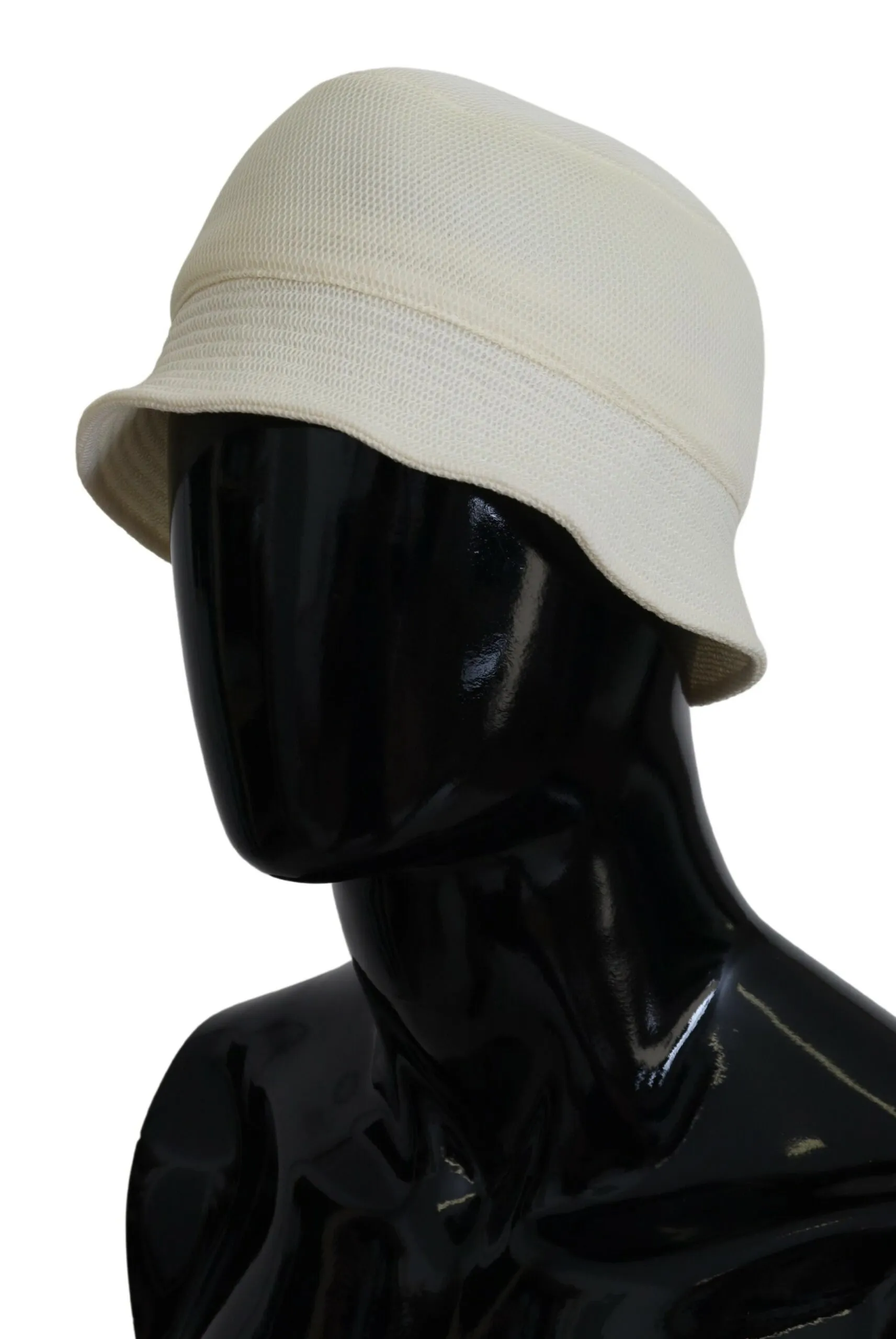 Dolce & Gabbana Men's Elegant Off White Bucket Hat