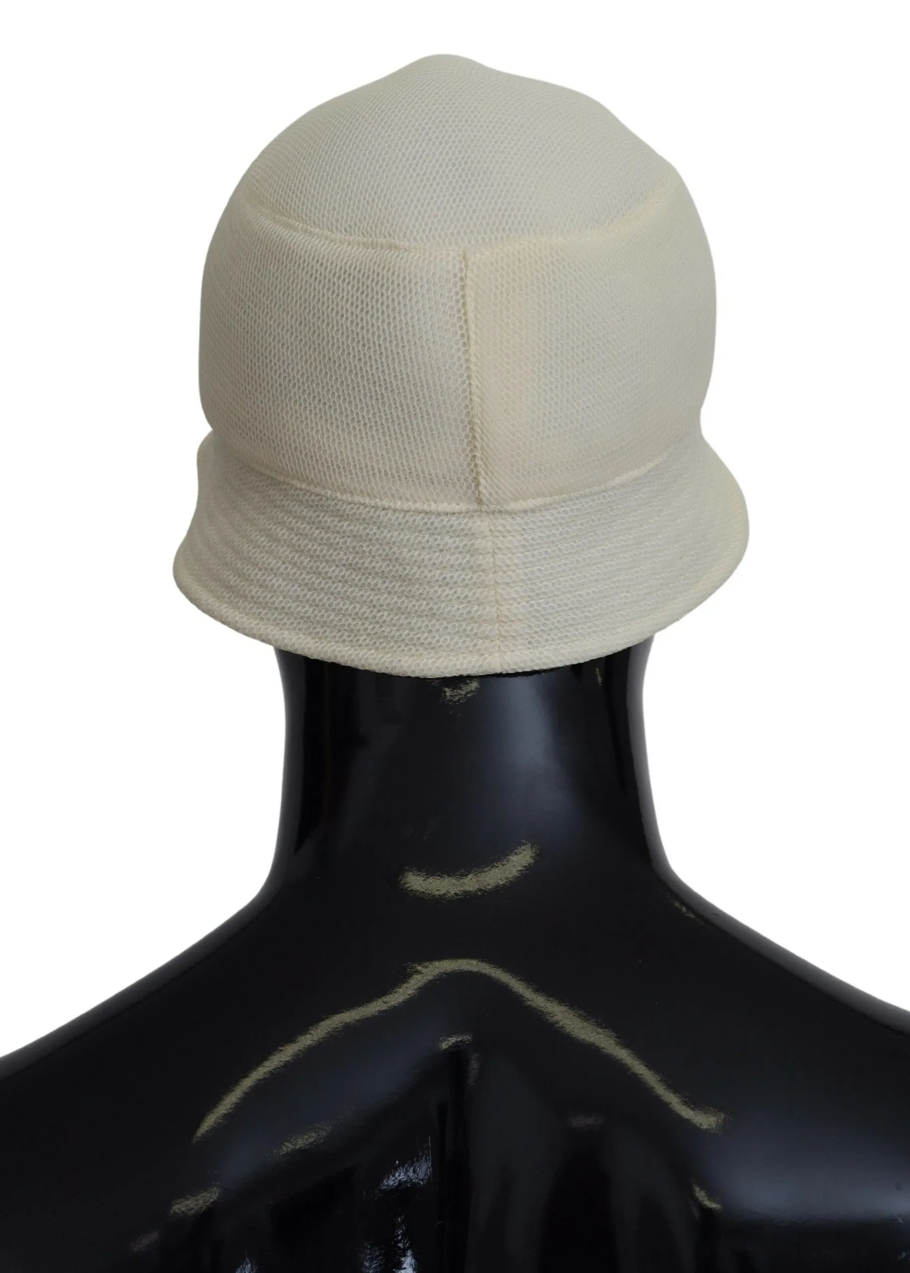 Dolce & Gabbana Men's Elegant Off White Bucket Hat