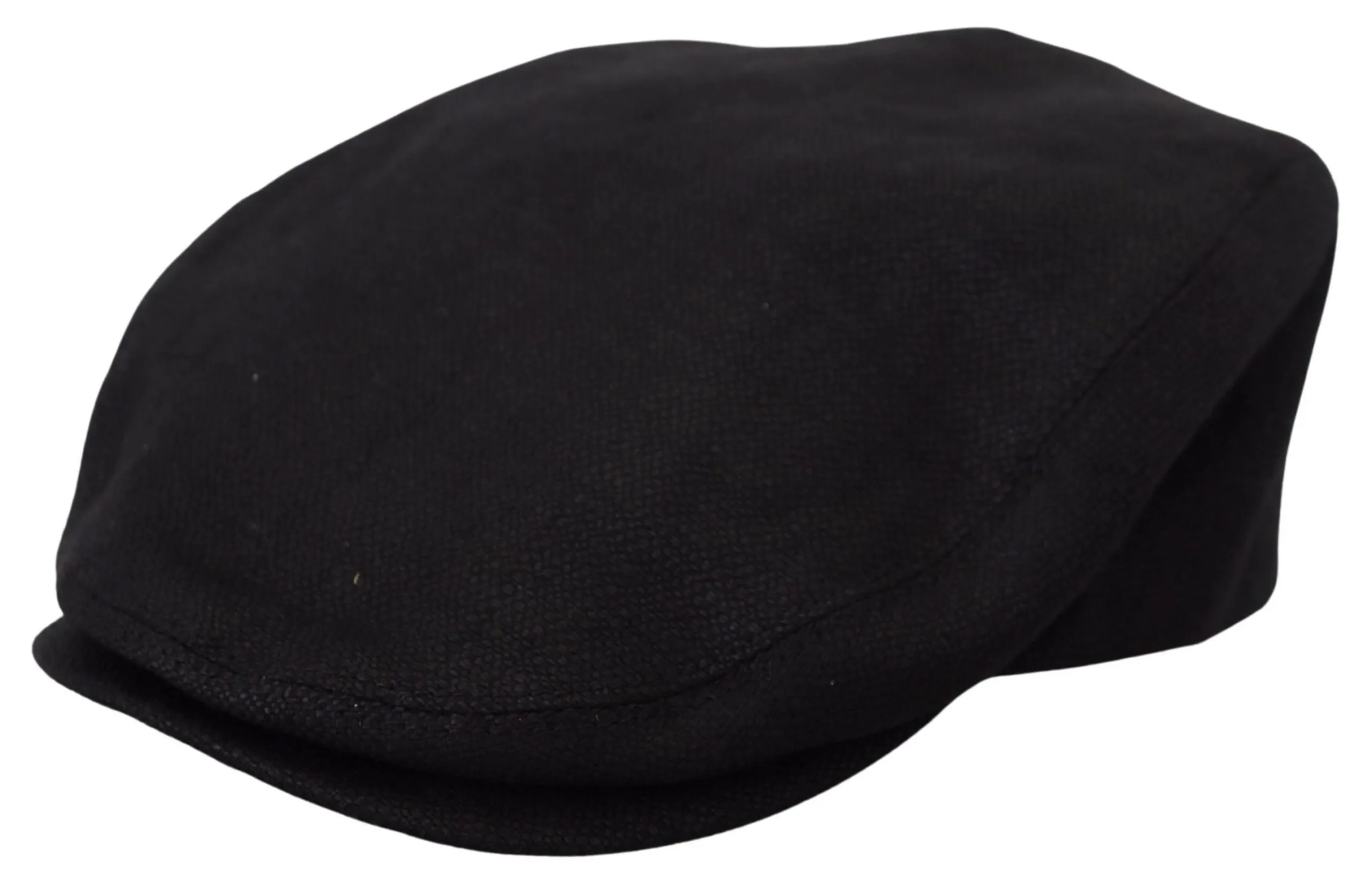 Dolce & Gabbana Men's Elegant Black Newsboy Hat
