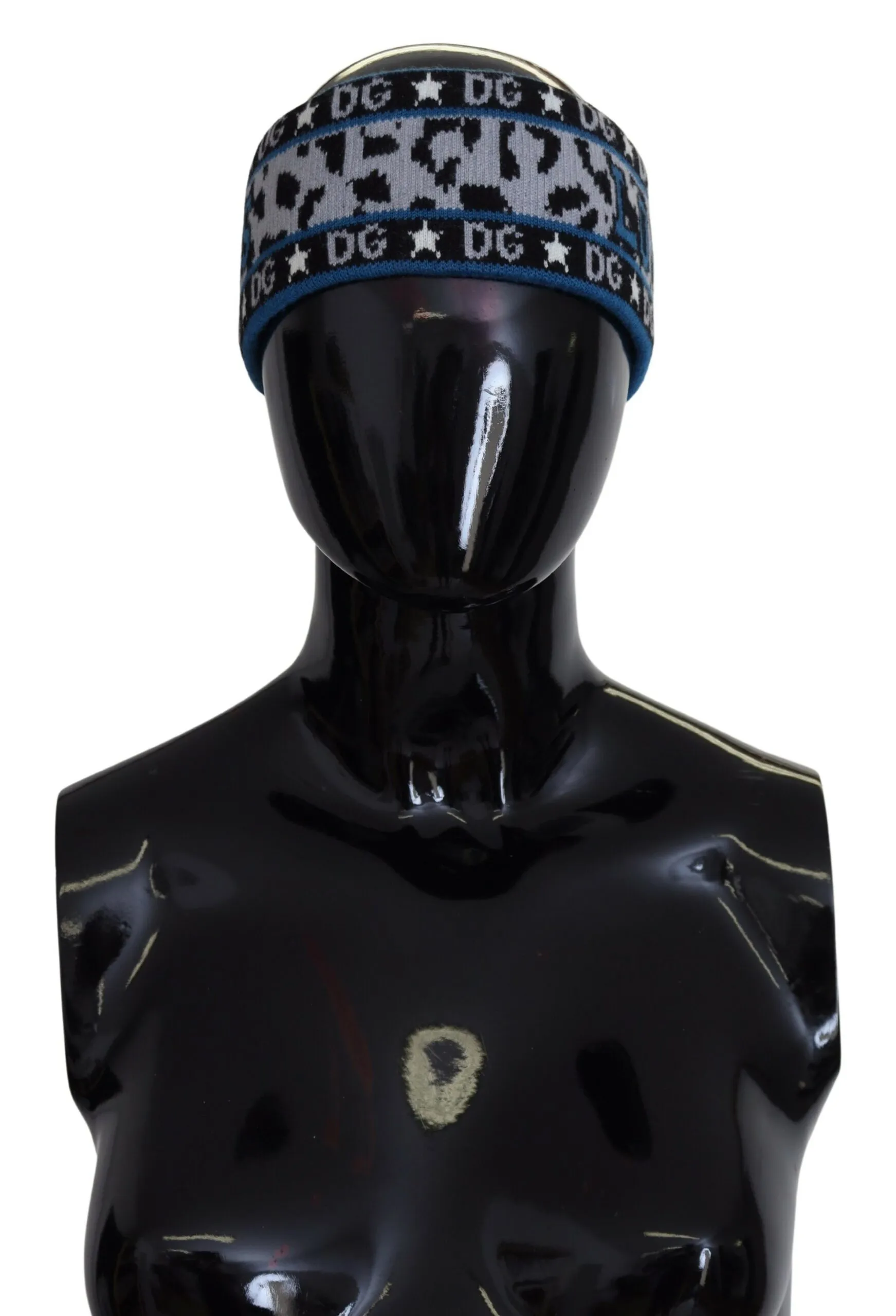 Dolce & Gabbana Women's Elegant Cashmere-Wool Blend Blue Headband