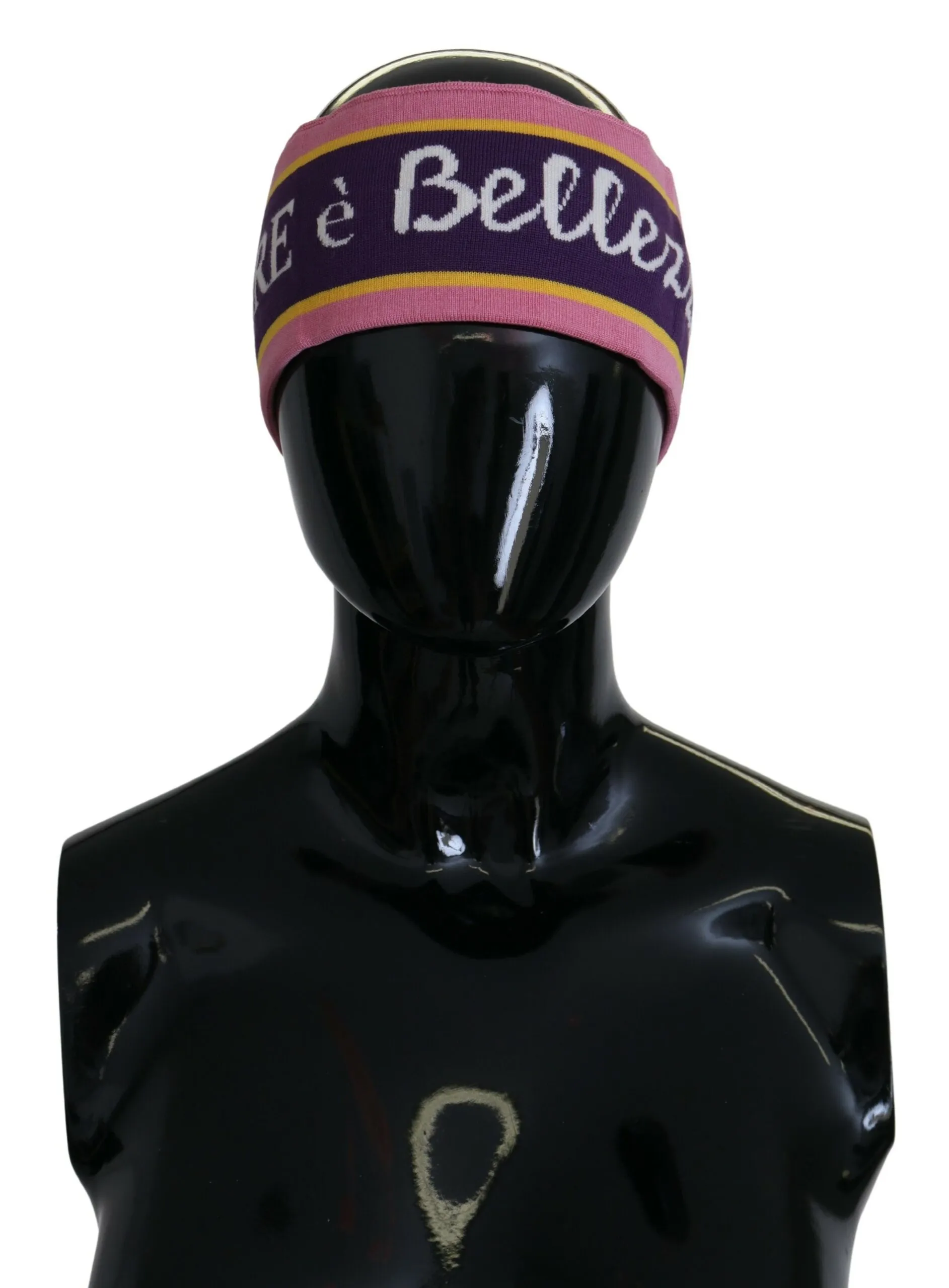 Dolce & Gabbana Women's Multicolor Logo Printed Headband