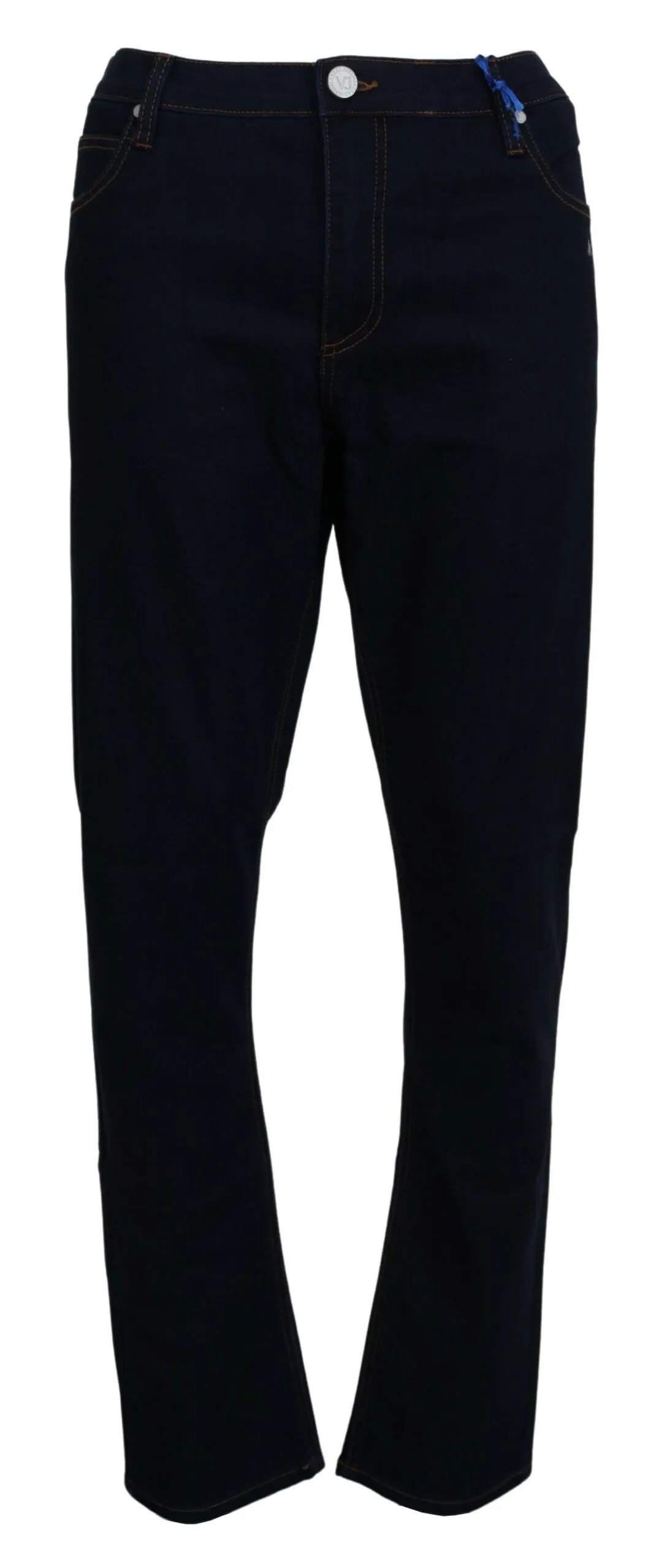Versace Jeans Men's Elegant Dark Blue Straight Fit Denim