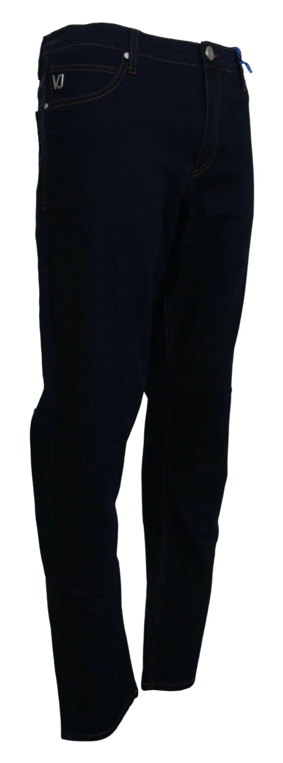 Versace Jeans Men's Elegant Dark Blue Straight Fit Denim