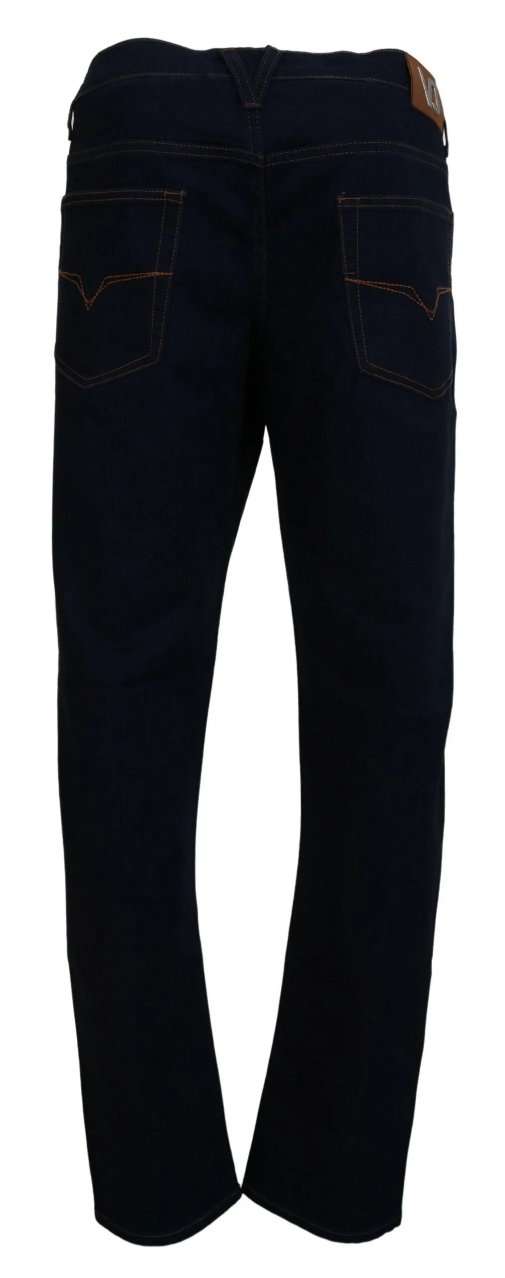 Versace Jeans Men's Elegant Dark Blue Straight Fit Denim