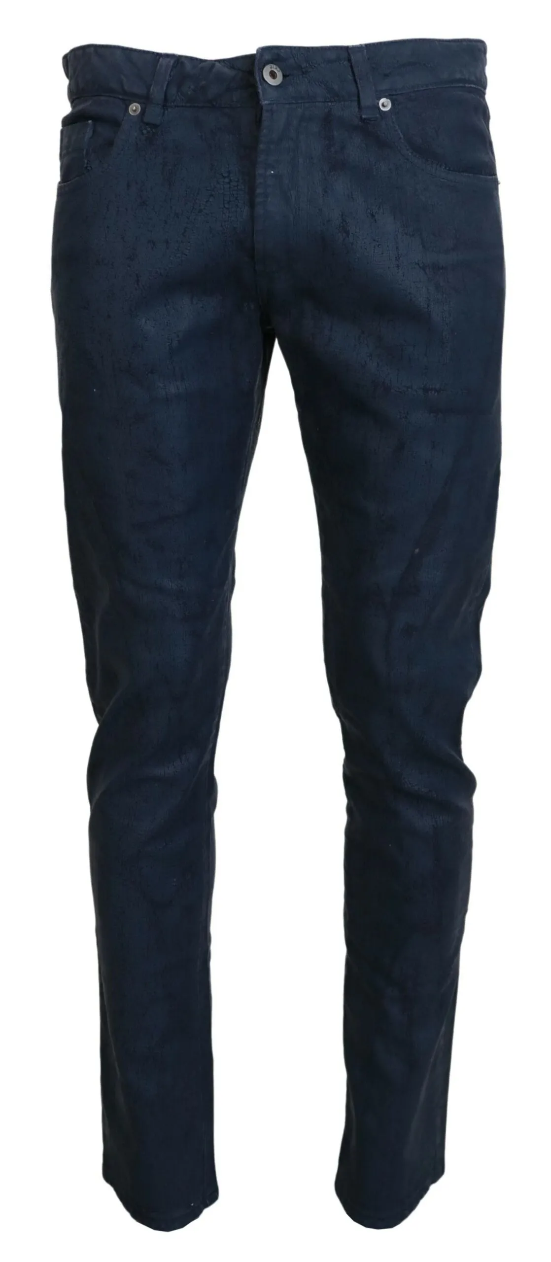 Exte Men's Chic Tapered Blue Denim Jeans