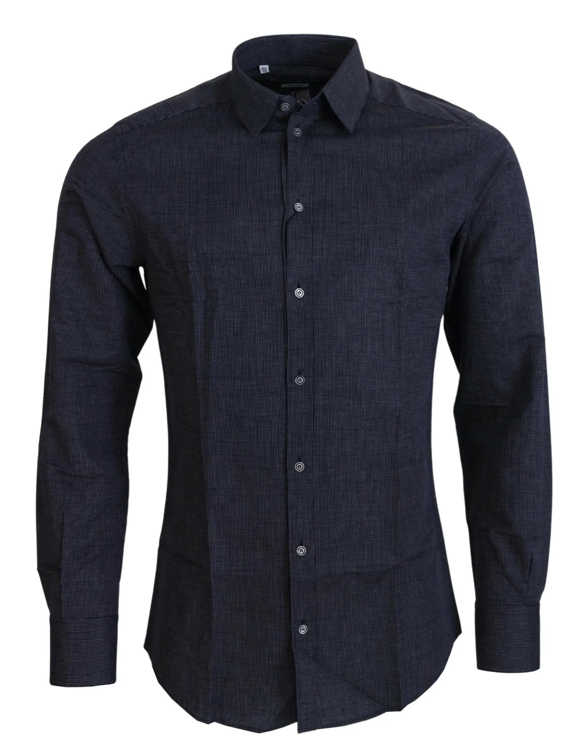 Dolce & Gabbana Men's Elegant Striped Linen-Cotton Shirt