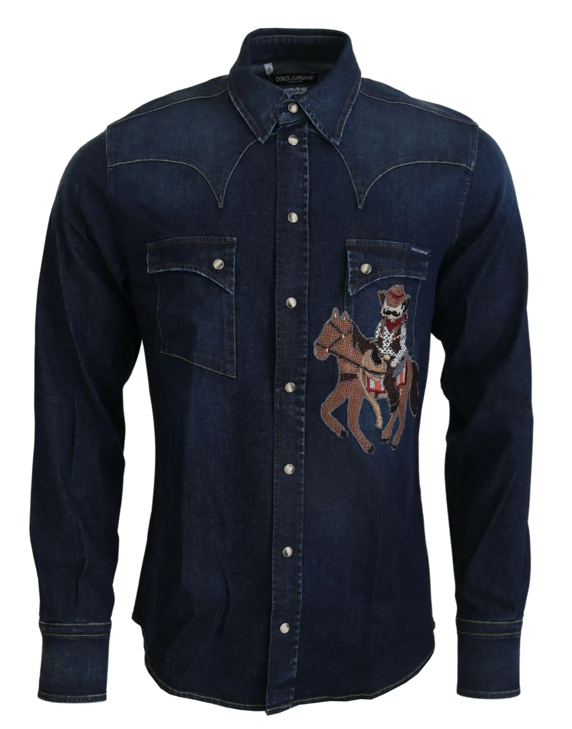 Dolce & Gabbana Men's Elegant Long Sleeve Cotton Shirt