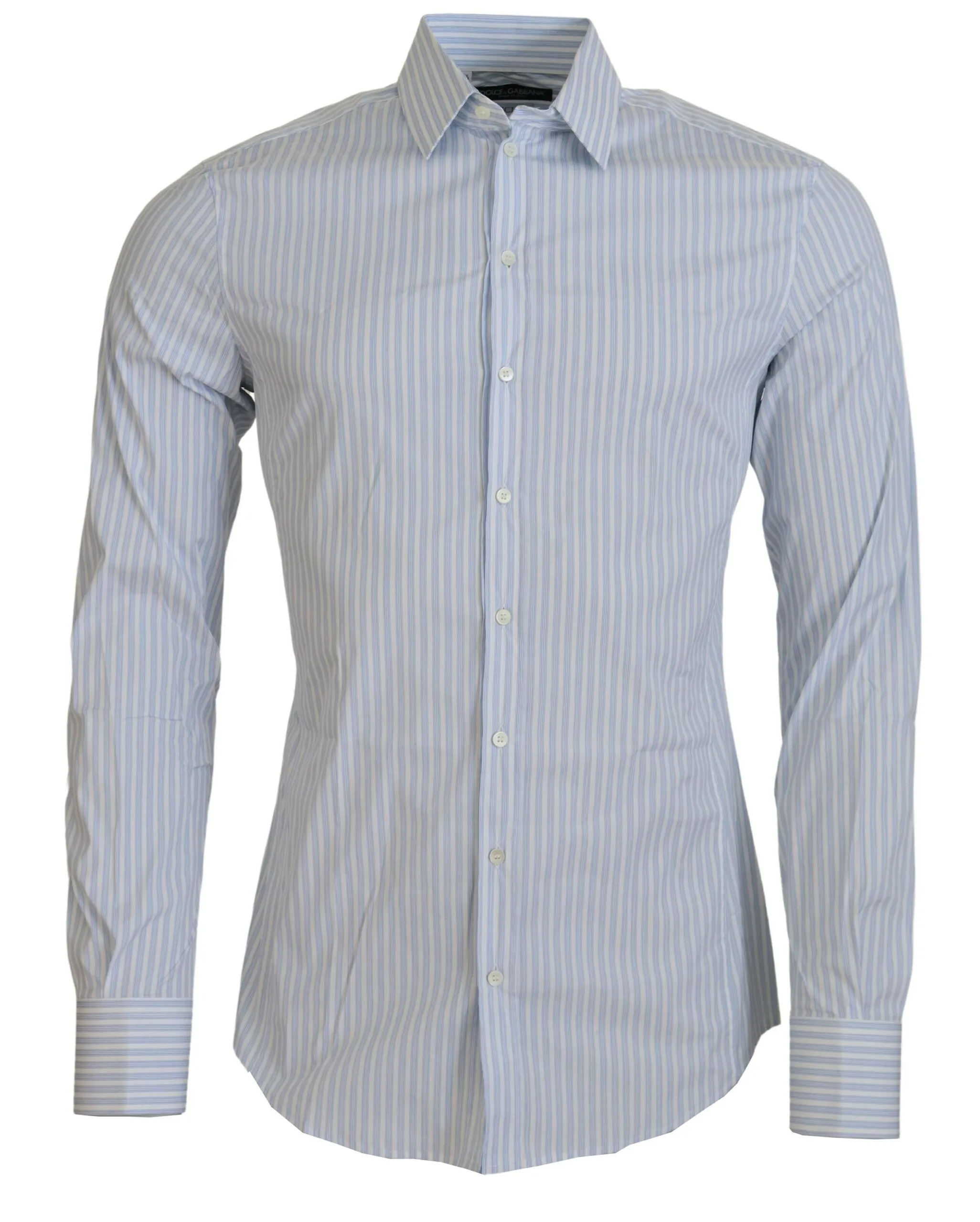 Dolce & Gabbana Men's Elegant Striped Cotton Blend Shirt