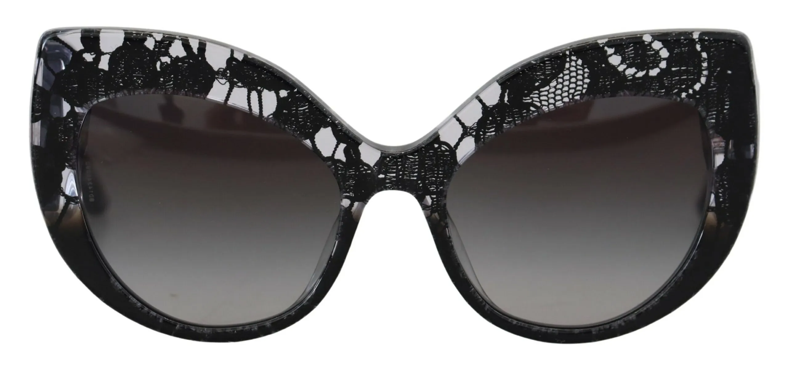 Dolce & Gabbana Women's Elegant Black Lace Acetate Sunglasses