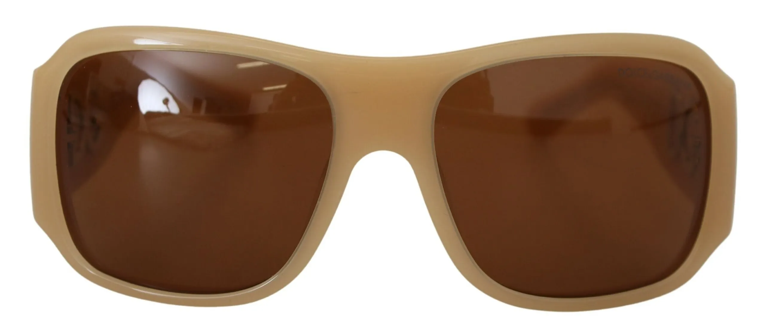 Dolce & Gabbana Women's Elegant Cream Swarovski Sunglasses