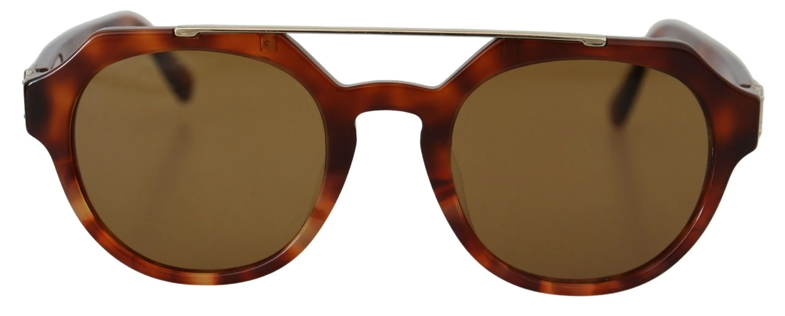 Dolce & Gabbana Women's Chic Brown Wayfarer Sunglasses