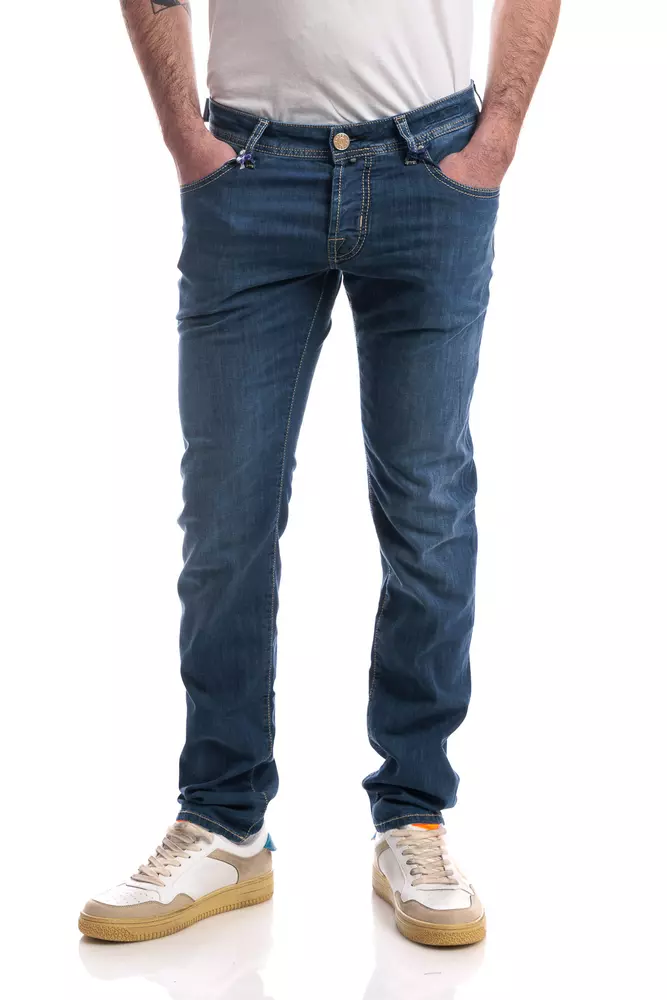 Jacob Cohen Men's Exquisite Light Blue Stretch Jeans