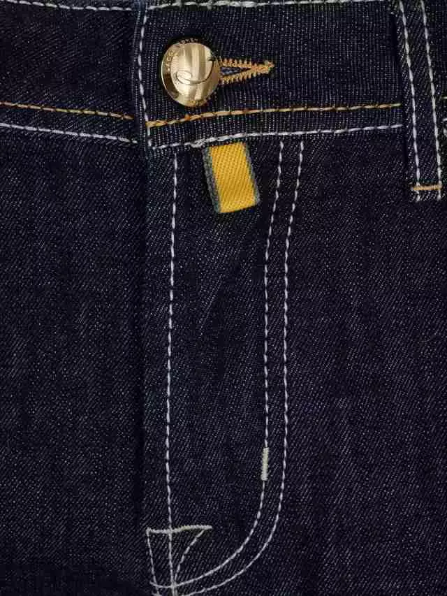 Jacob Cohen Men's Elegant Dark Blue Slim Fit Jeans