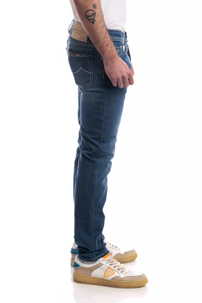 Jacob Cohen Men's Exquisite Light Blue Stretch Jeans