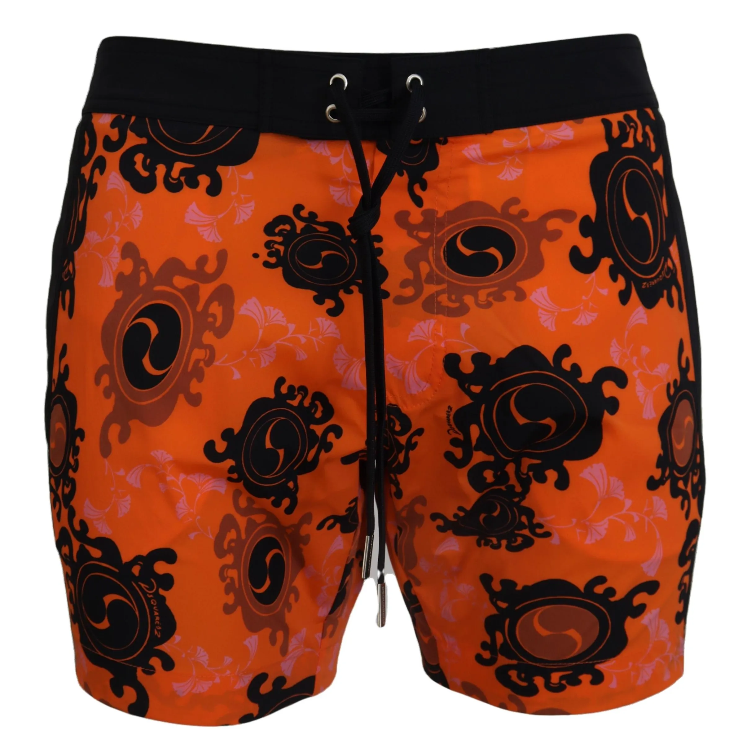 Dsquared² Men's Chic Orange Swim Shorts Boxer for Men
