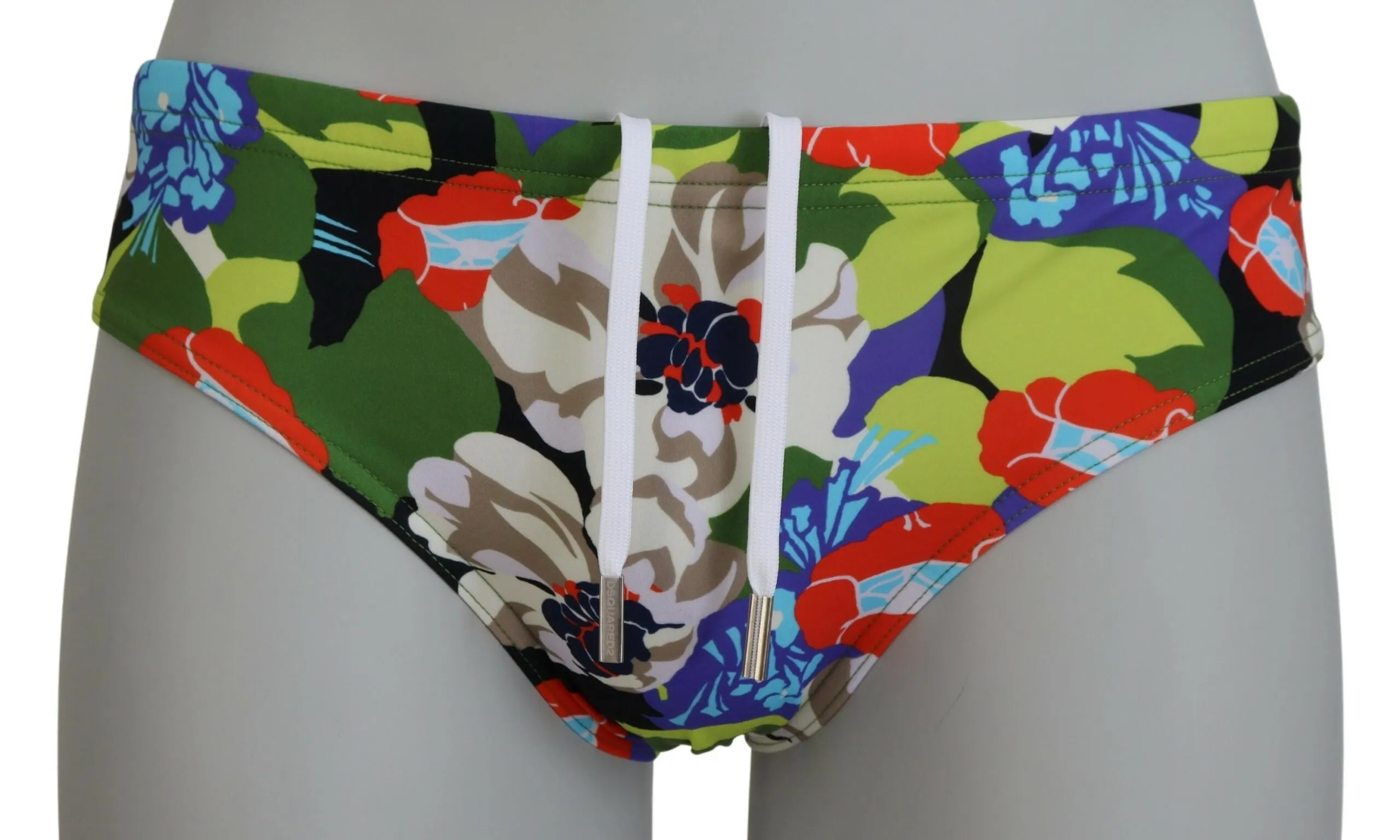 Dsquared² Men's Multicolor Logo Print Swim Briefs