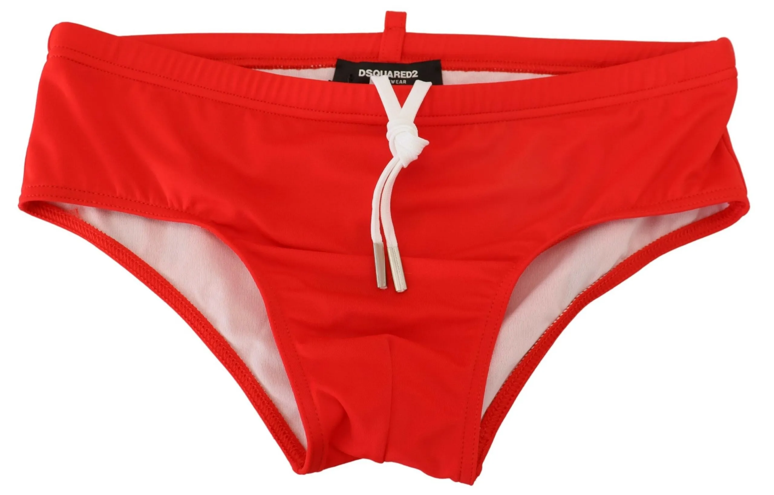 Dsquared² Men's Red ICON Print Swim Briefs