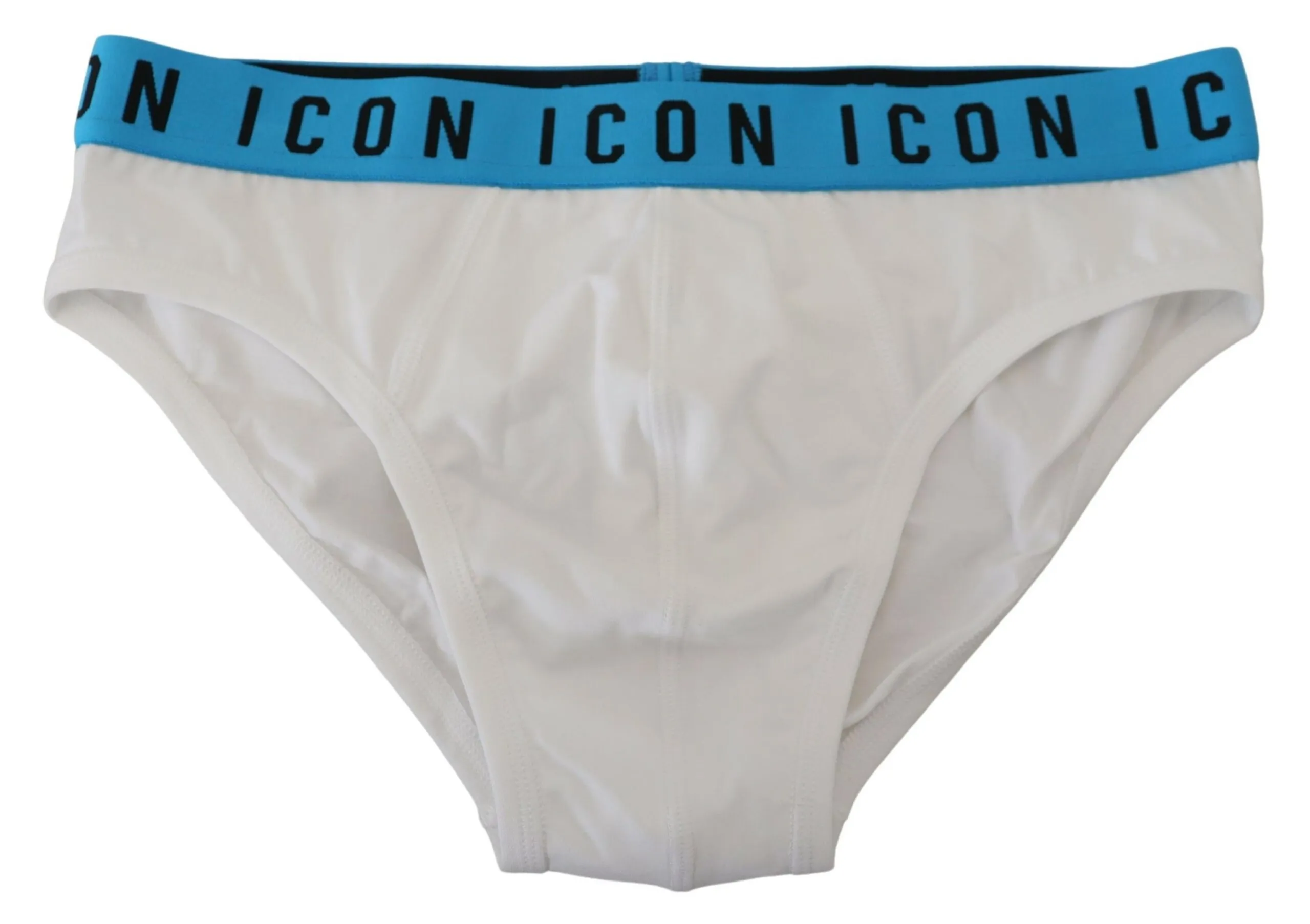 Dsquared² Men's Elegant White Cotton Stretch Briefs