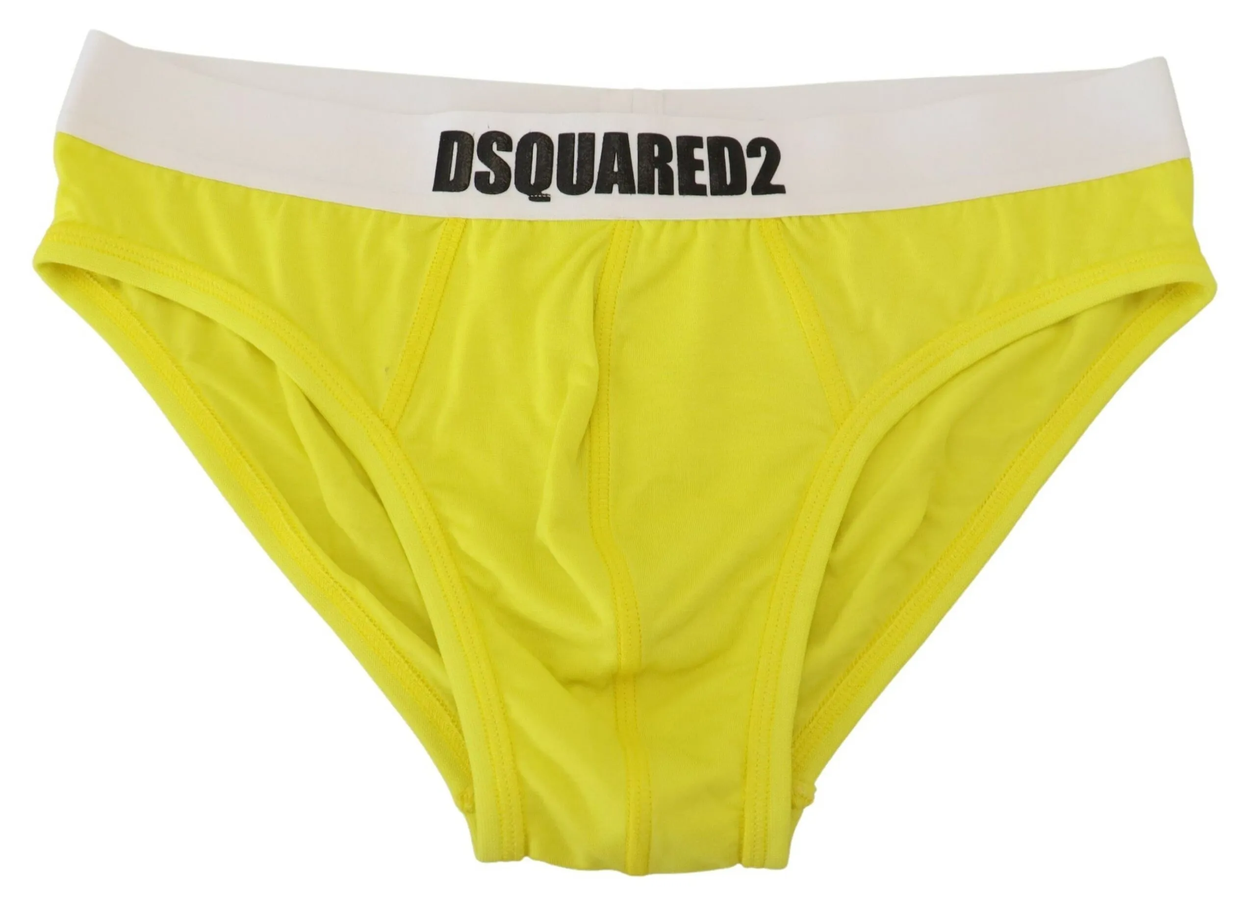 Dsquared² Men's Chic Yellow Modal Stretch Men's Briefs