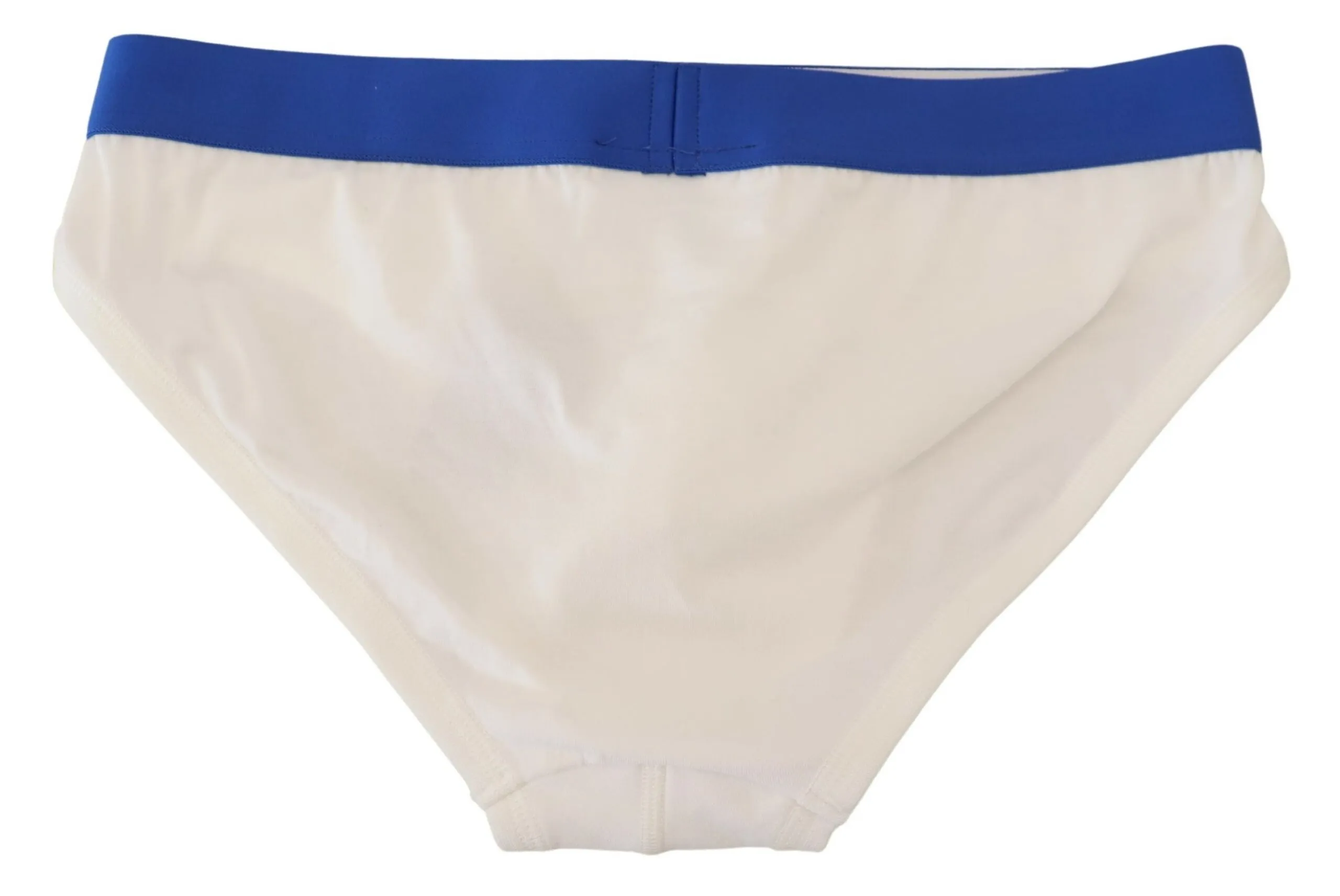 Dsquared² Men's Classic Blue and White Stretch Briefs