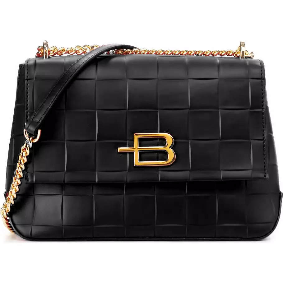 Baldinini Women's Elegant Calfskin Shoulder Bag with Chain Strap