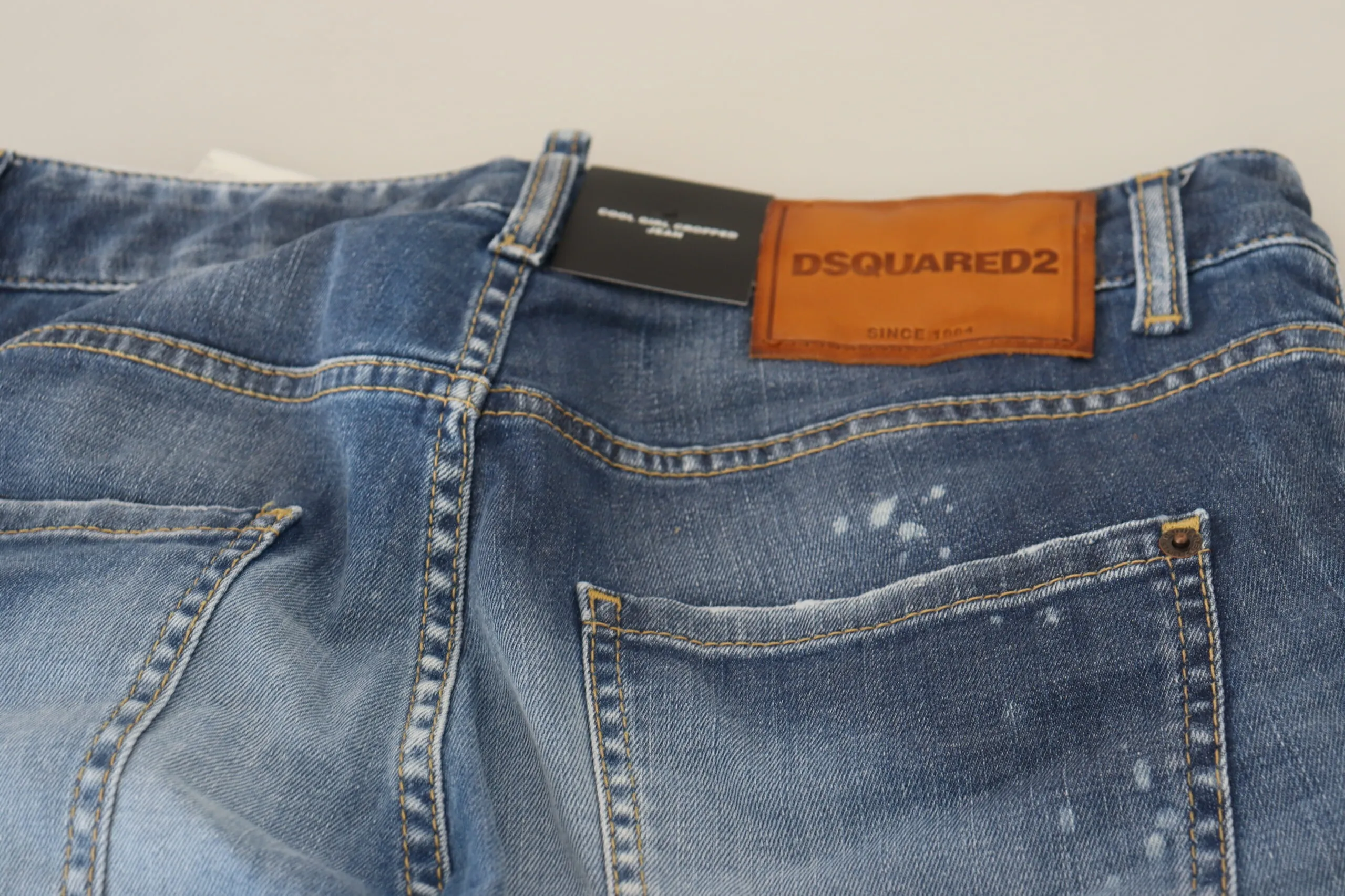 Dsquared² Women's Chic Cropped Blue Denim - Elevate Your Casual Look