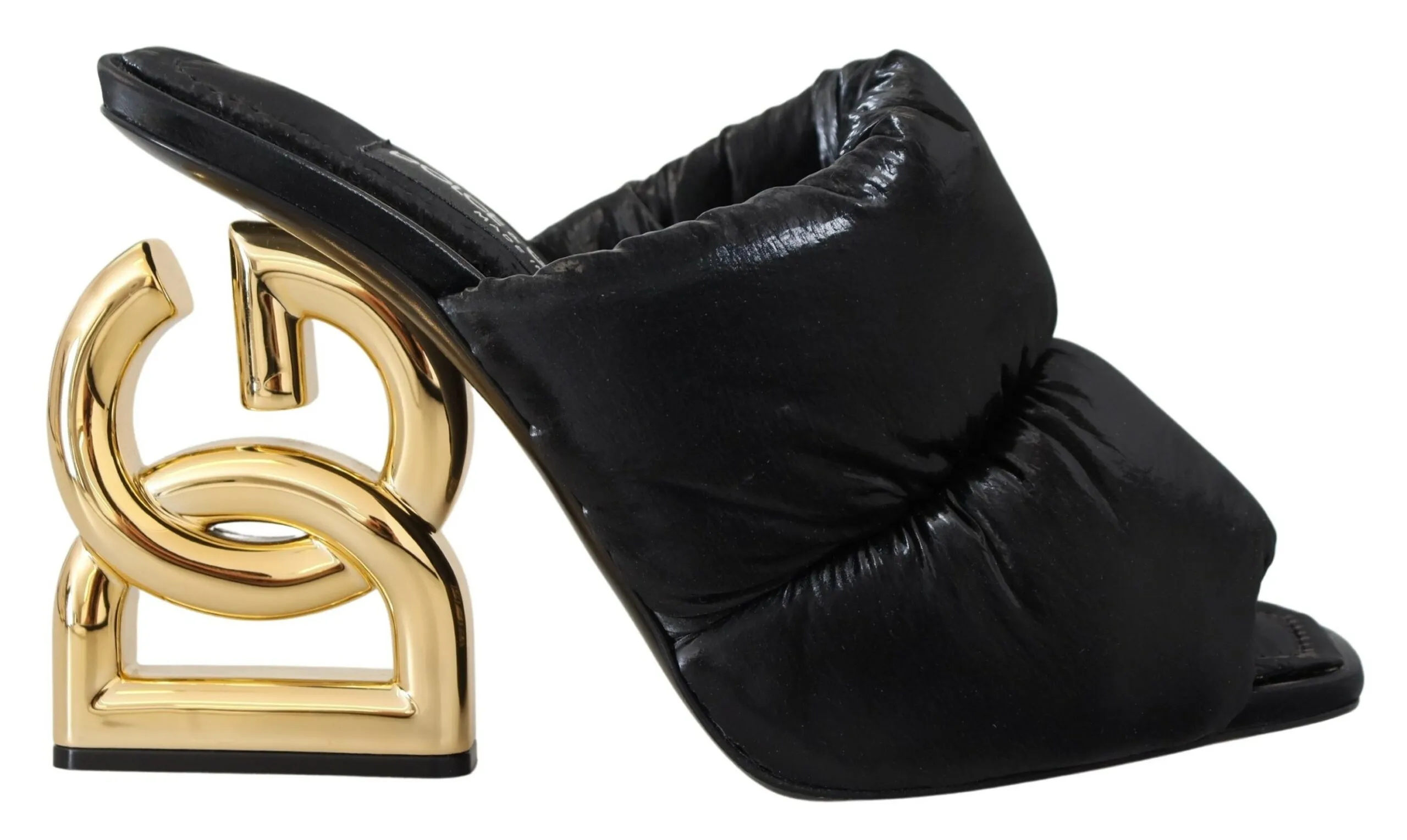 Dolce & Gabbana Women's Elegant Slide Heels with Embellished Logo