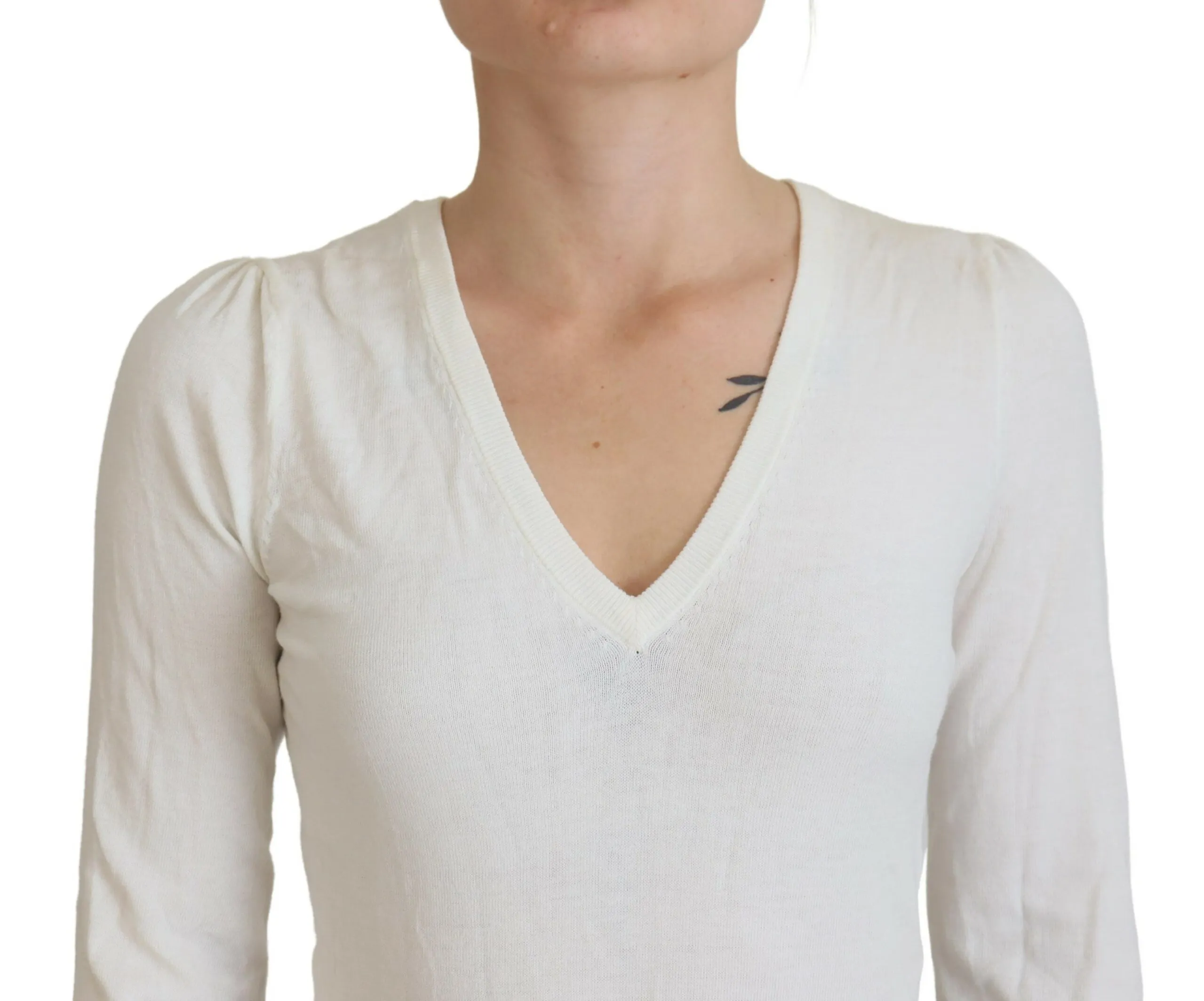Patrizia Pepe Women's Chic Ivory Casual Blouse