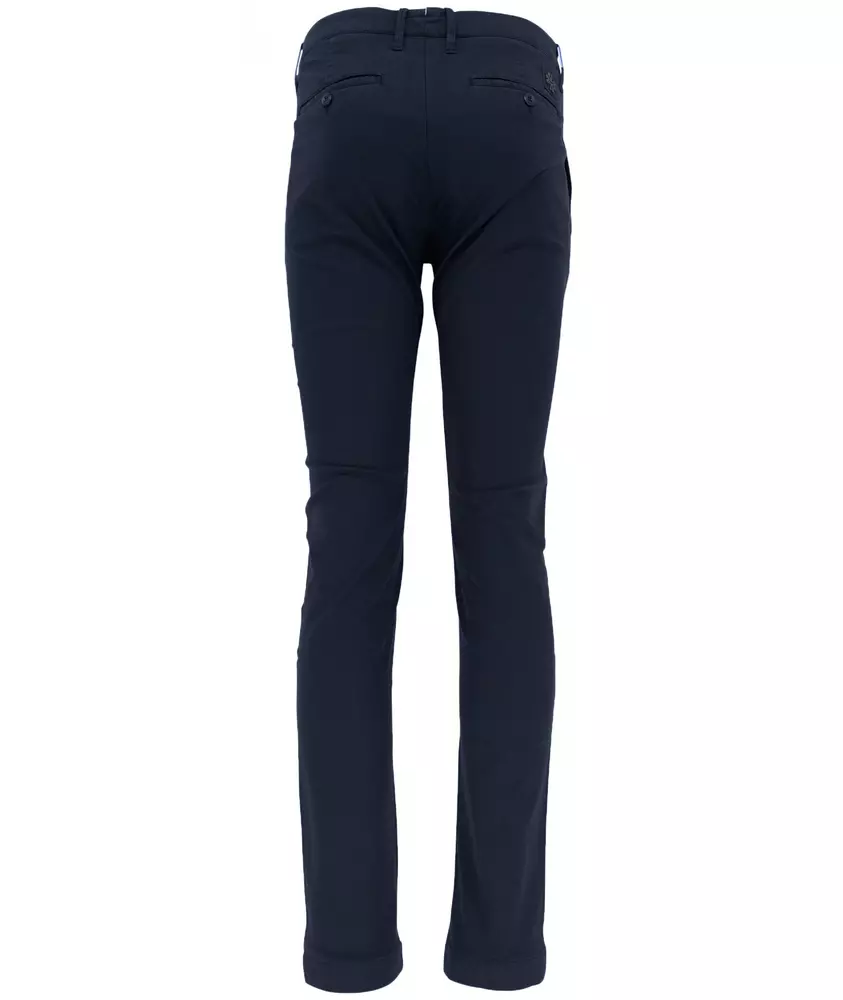 Jacob Cohen Men's Navy Blue Cotton Chino Pants - Slim Fit