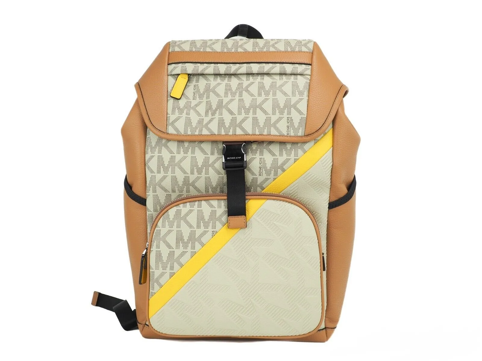 Michael Kors Women's Signature Cooper Sport Flap Chino Large Backpack Bookbag Bag