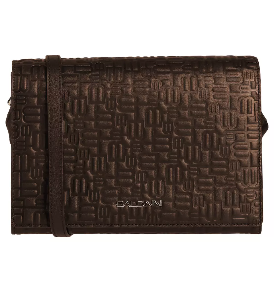 Baldinini Trend Women's Chic Monogram Calfskin Shoulder Bag
