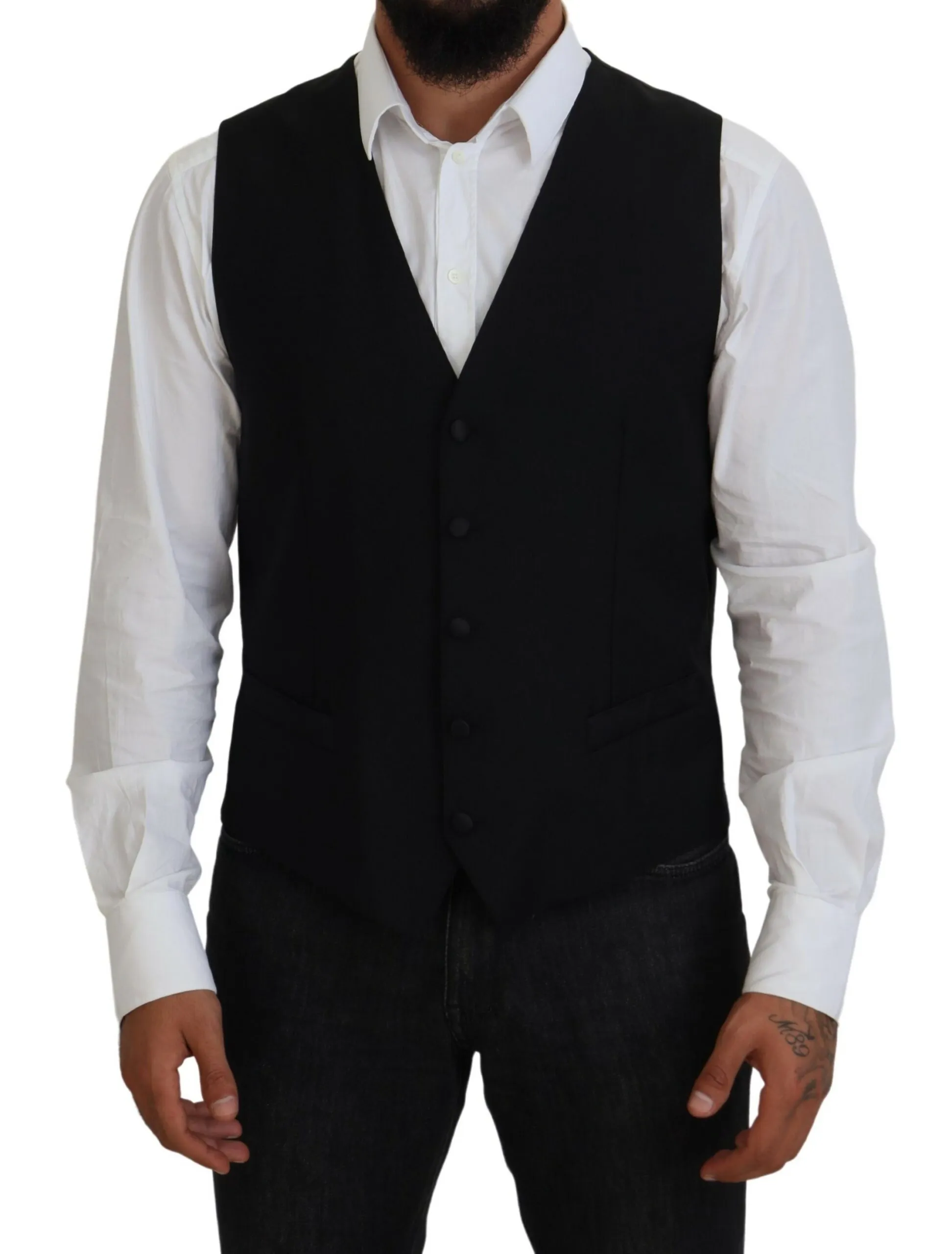 Dolce & Gabbana Men's Elegant Single Breasted Formal Vest