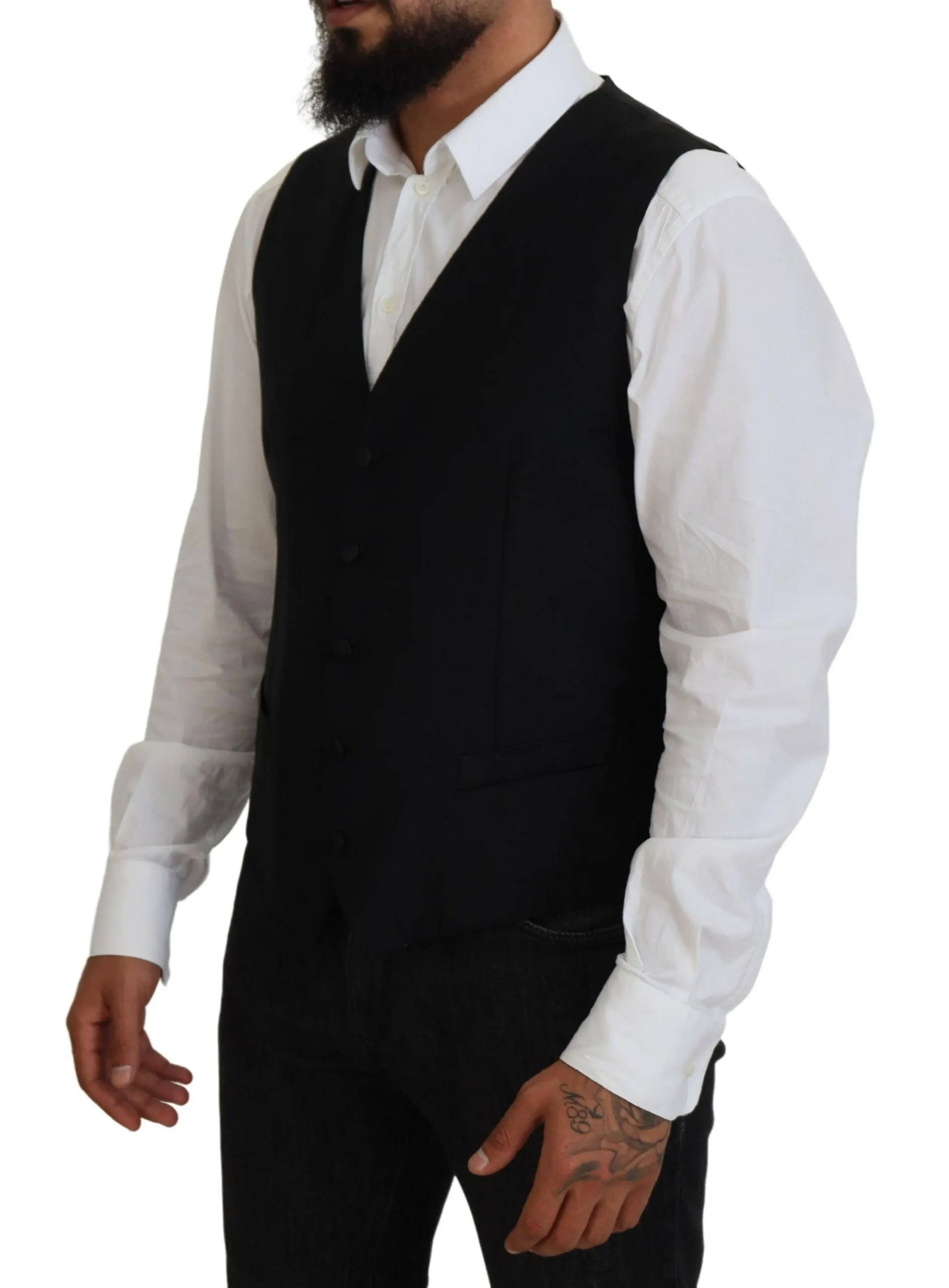 Dolce & Gabbana Men's Elegant Single Breasted Formal Vest