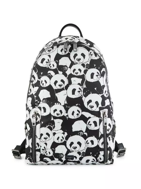 Dolce & Gabbana Men's Sleek Monochrome Designer Backpack