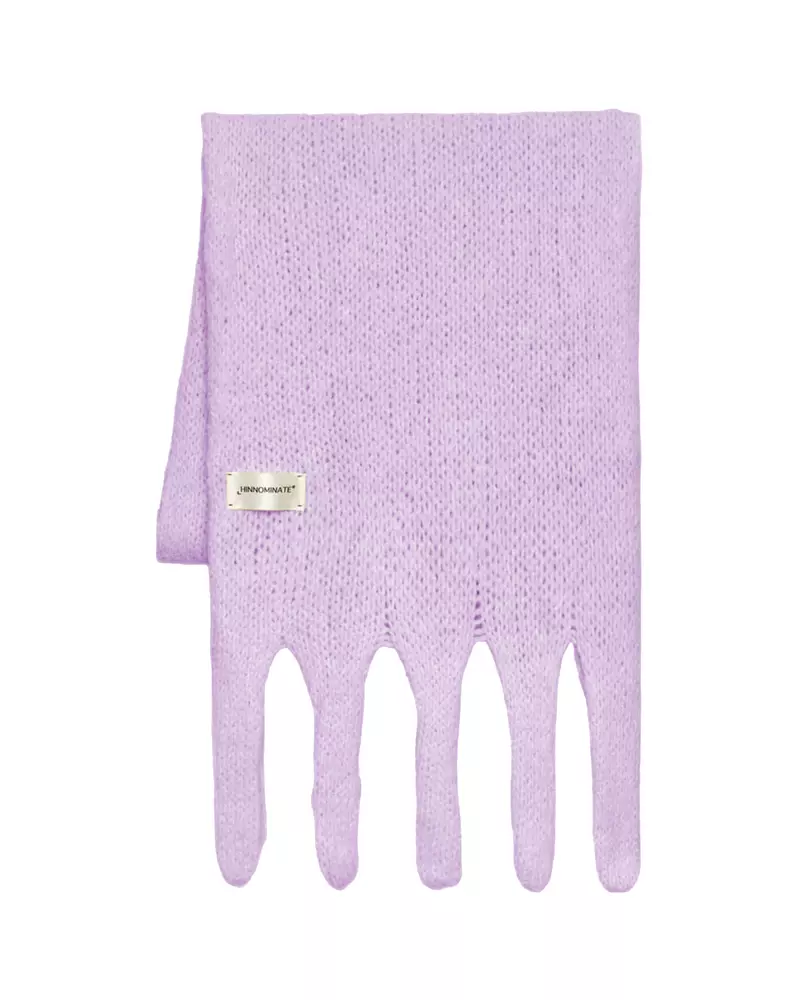 Hinnominate Women's Luxurious Mohair Blend Fringed Scarf