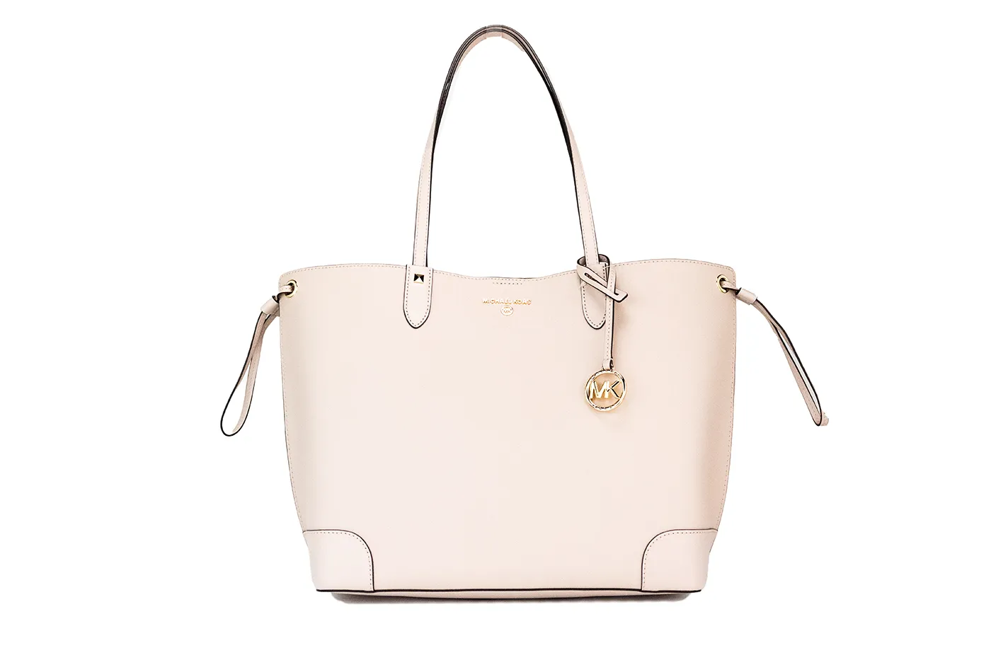 Michael Kors Women's Edith Large Soft Pink Saffiano Leather Open Top Shoulder Tote Bag