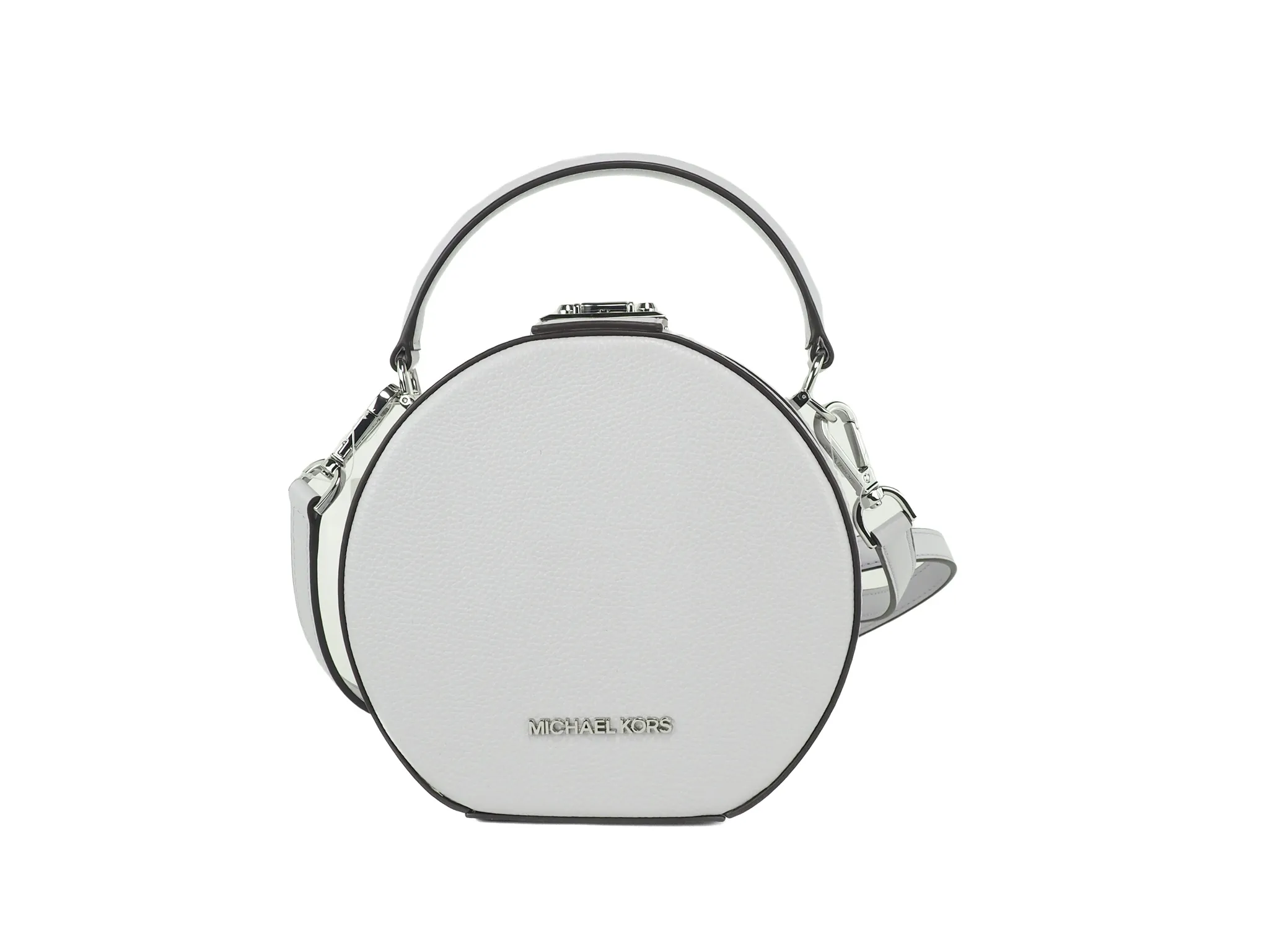 Michael Kors Women's Serena Small Lavender Mist Leather Top Handle Circle Crossbody Bag