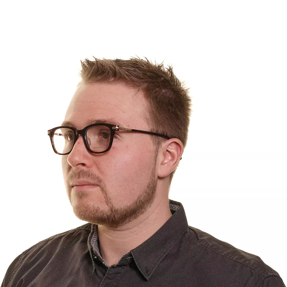 Diesel Brown Men Optical Frames