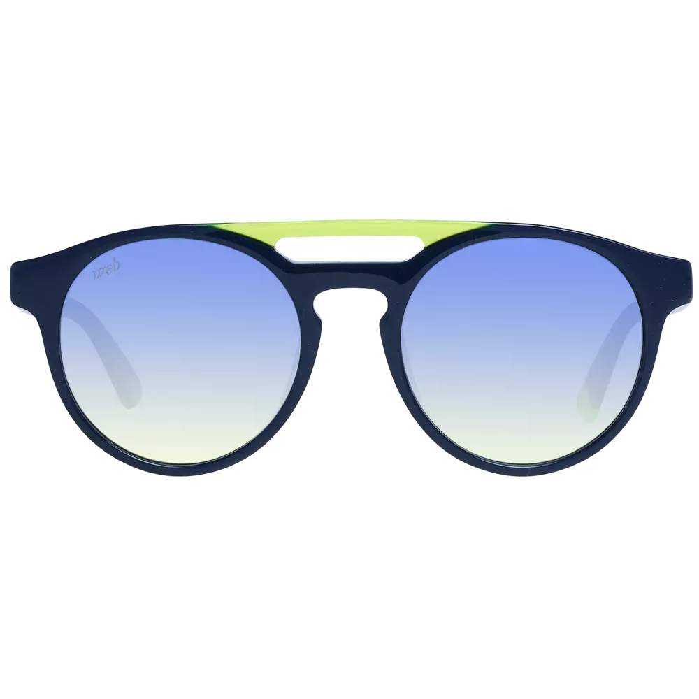 Web Unisex Blue Unisex Sunglasses