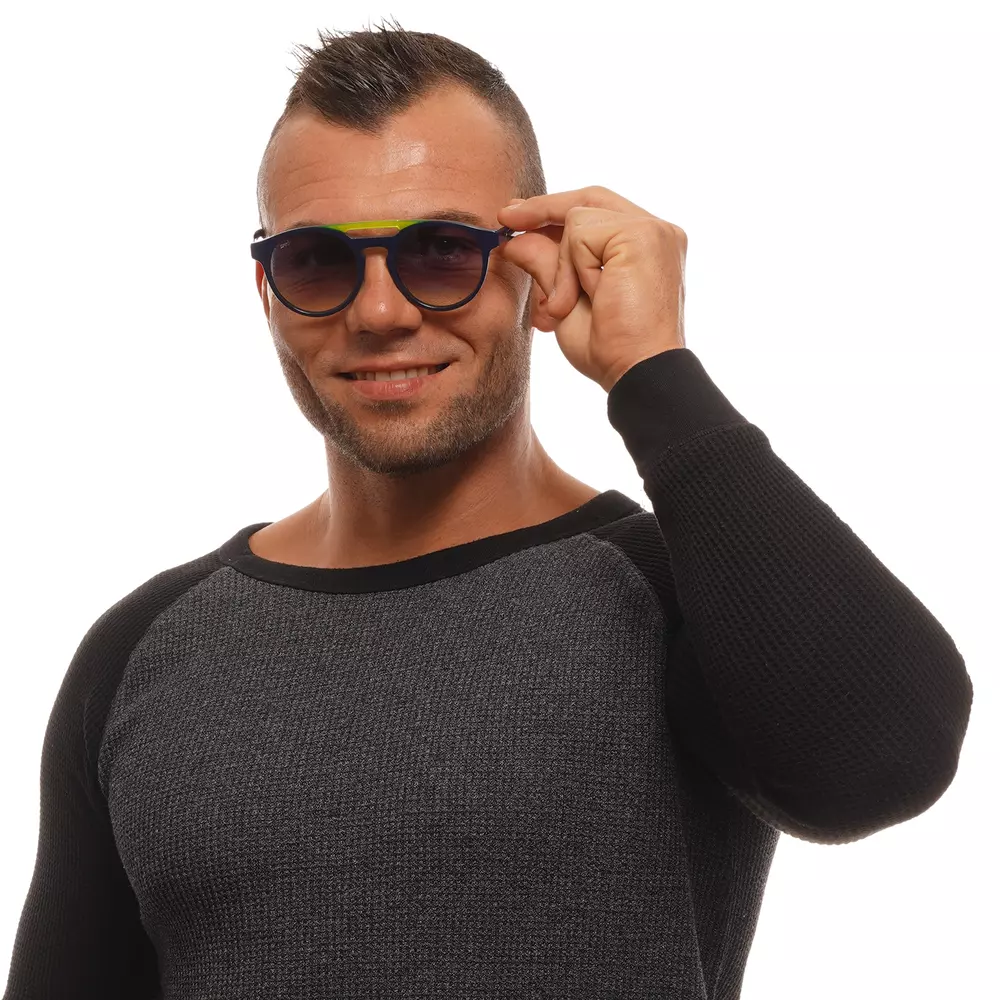 Web Unisex Blue Unisex Sunglasses