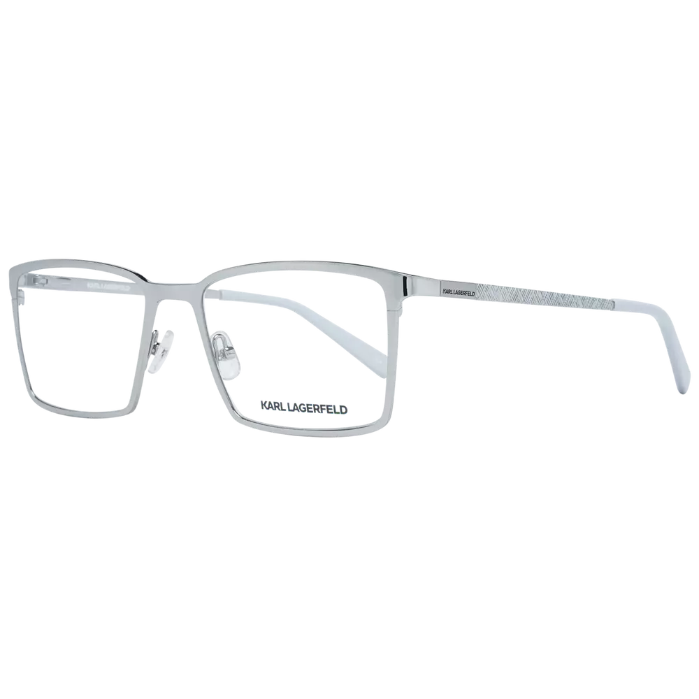 Karl Lagerfeld Silver Men Optical Frames