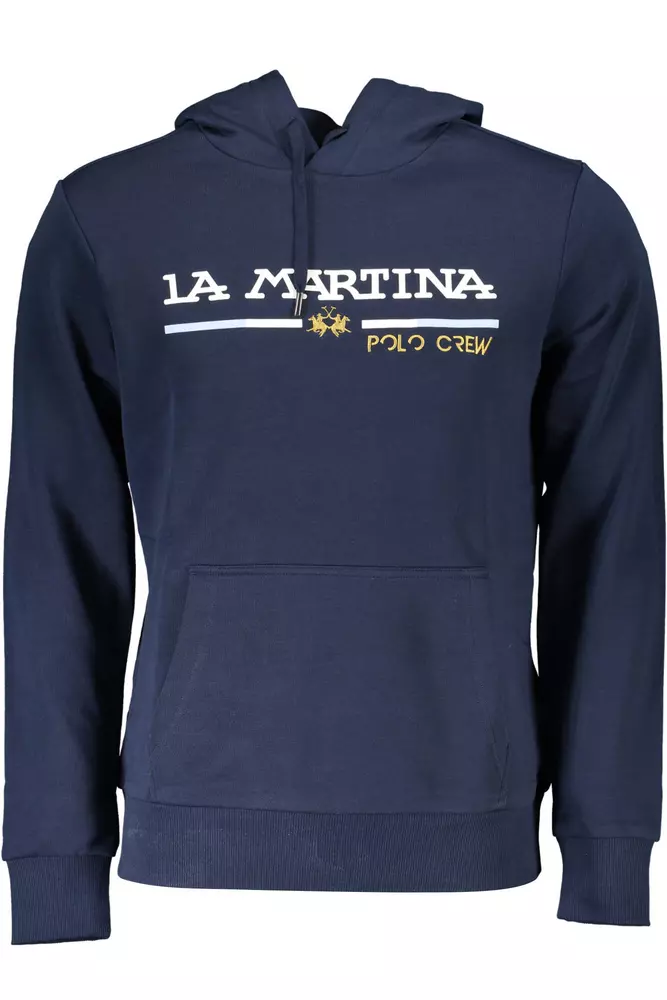 La Martina Men's Blue Cotton Mens Sweatshirt
