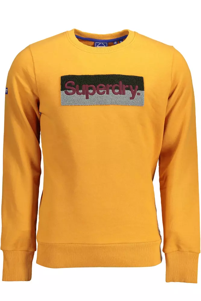 Superdry Orange Cotton Men Sweater