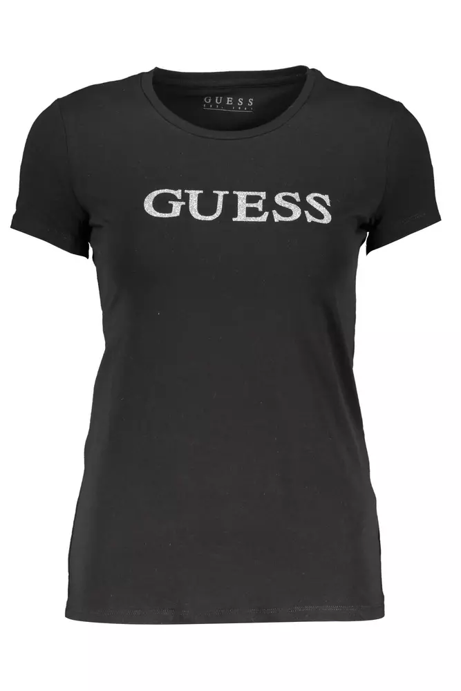Guess Jeans Women's Black Cotton Women's Top